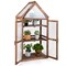 Wooden Cold Frame Greenhouse Raised Planter For Vegetable And Flower